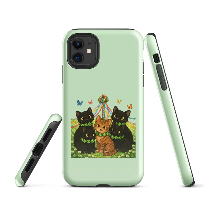 Cat brigade spring Tough iPhone® Case product image (1)