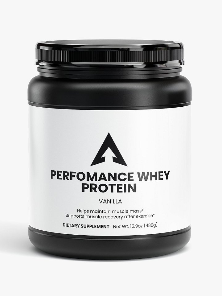 Ascend Performance Whey Protein Powder - Vanilla product image (1)