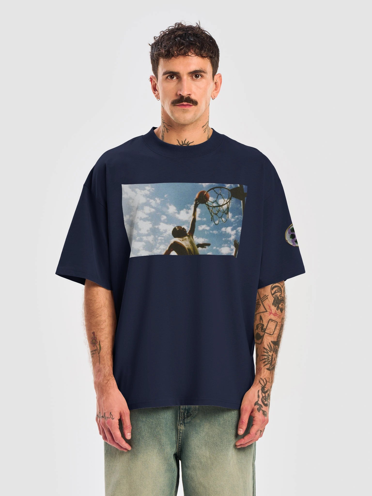 C-NOTE BALLERS OVERSIZED TEE HEAVYWEIGHT product image (5)