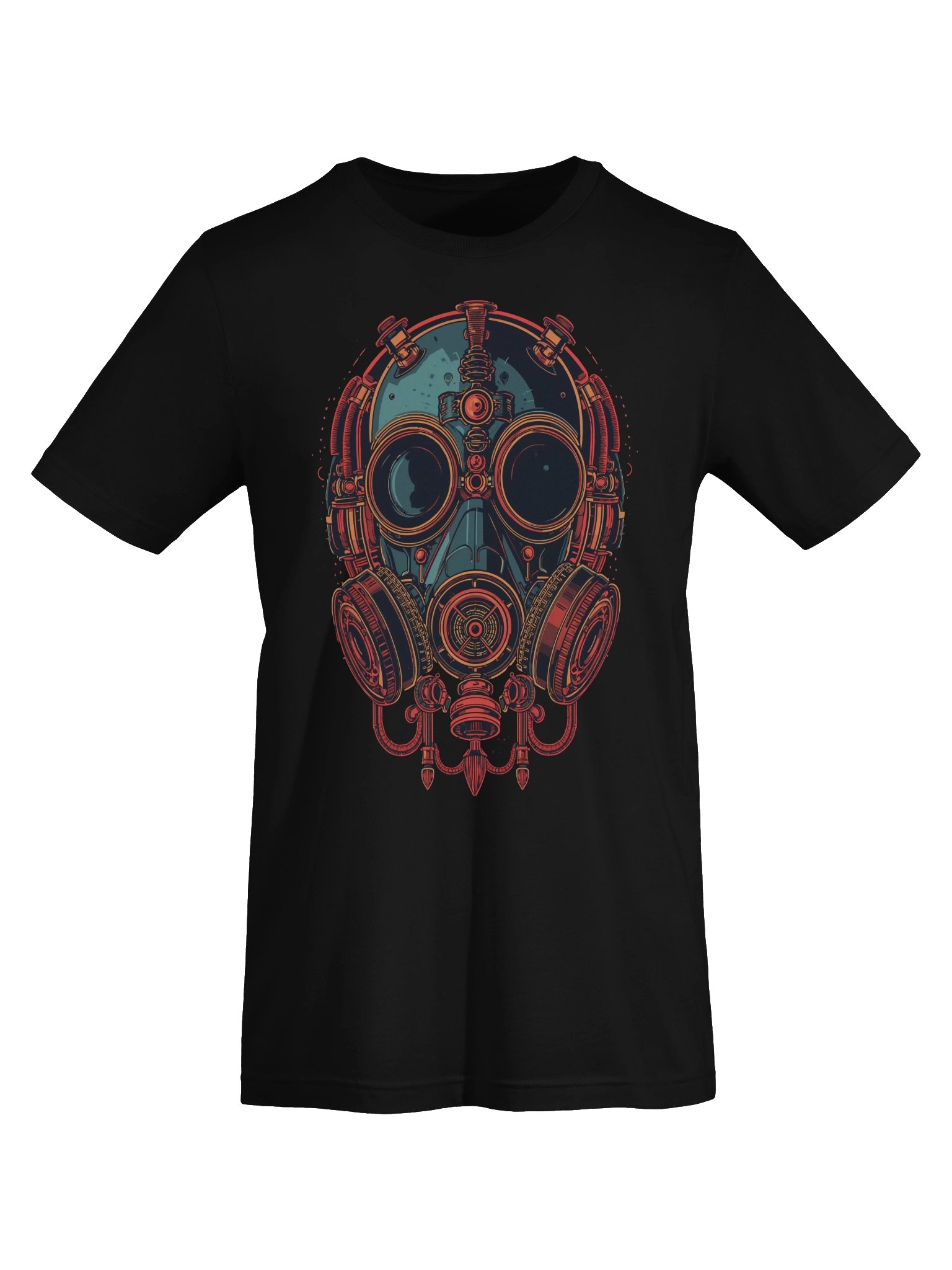 Cyberpunk Gas Mask Lightweight T-Shirt product image (4)