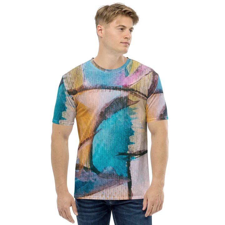 original watercolour painting on tshirt product image (2)