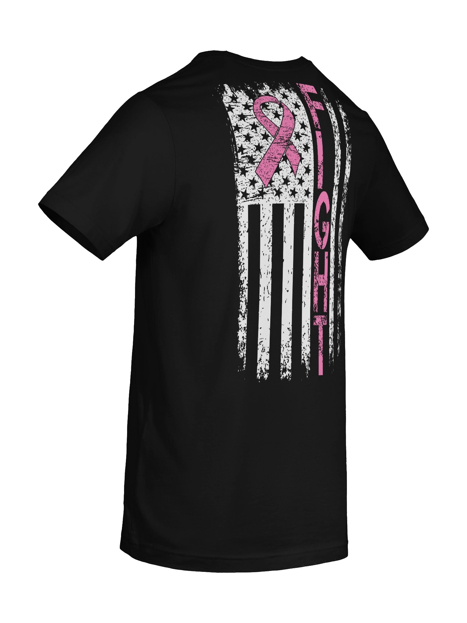Pink Ribbon flag Awareness Tee product image (16)