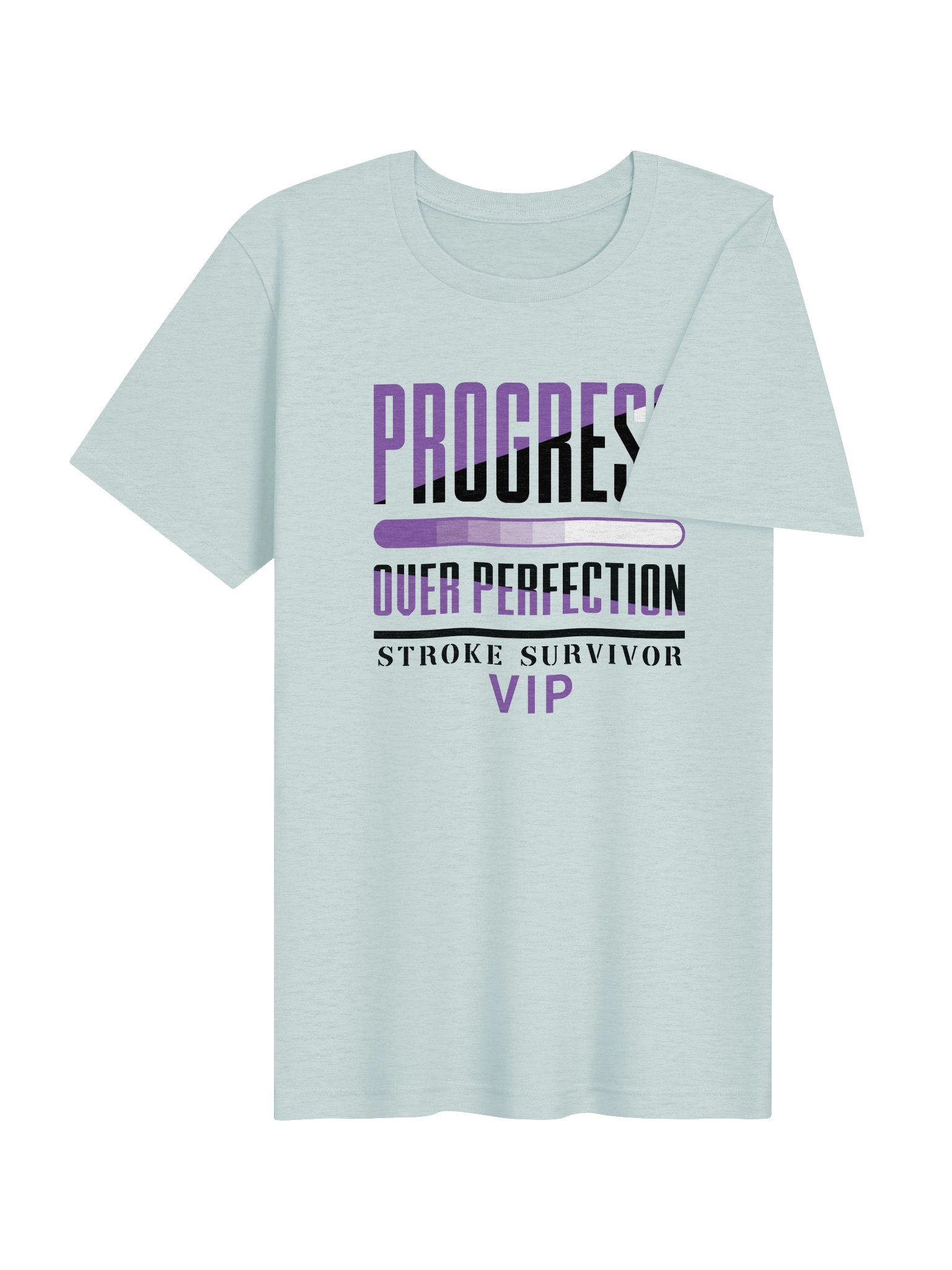 Progress Over Perfection | Stroke Survivor VIP T-Shirt product image (36)
