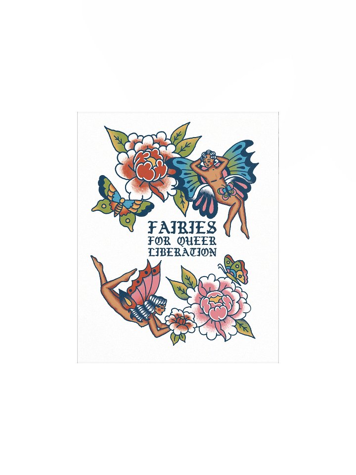 Fairies for Queer Liberation Art Print product image (1)