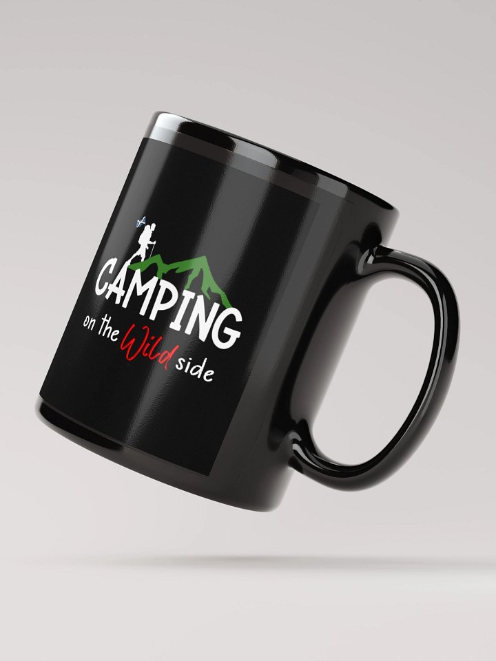 Camping Adventure Mug in Black product image (2)