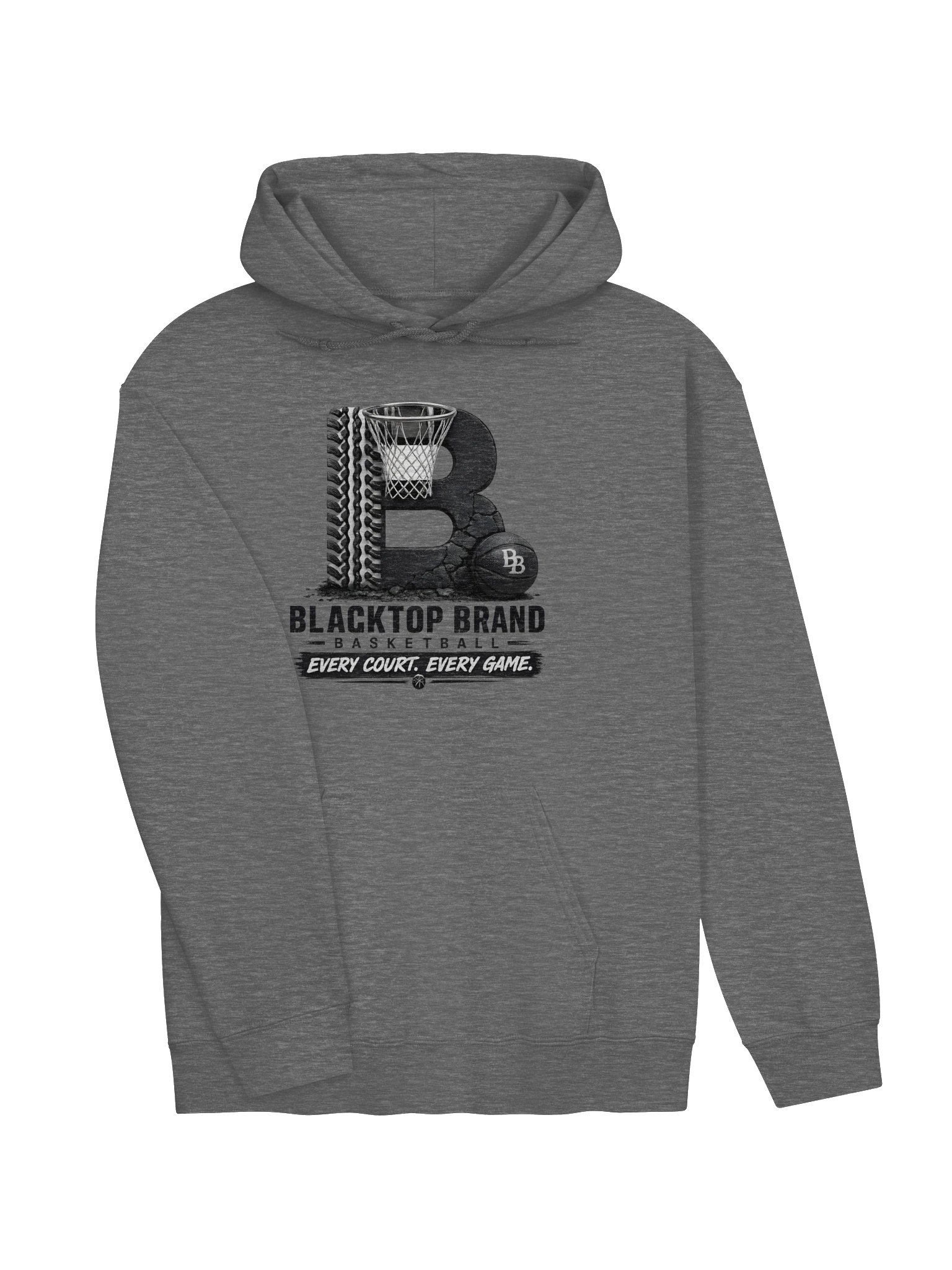 Blacktop Brand Basketball Hoodie product image (3)
