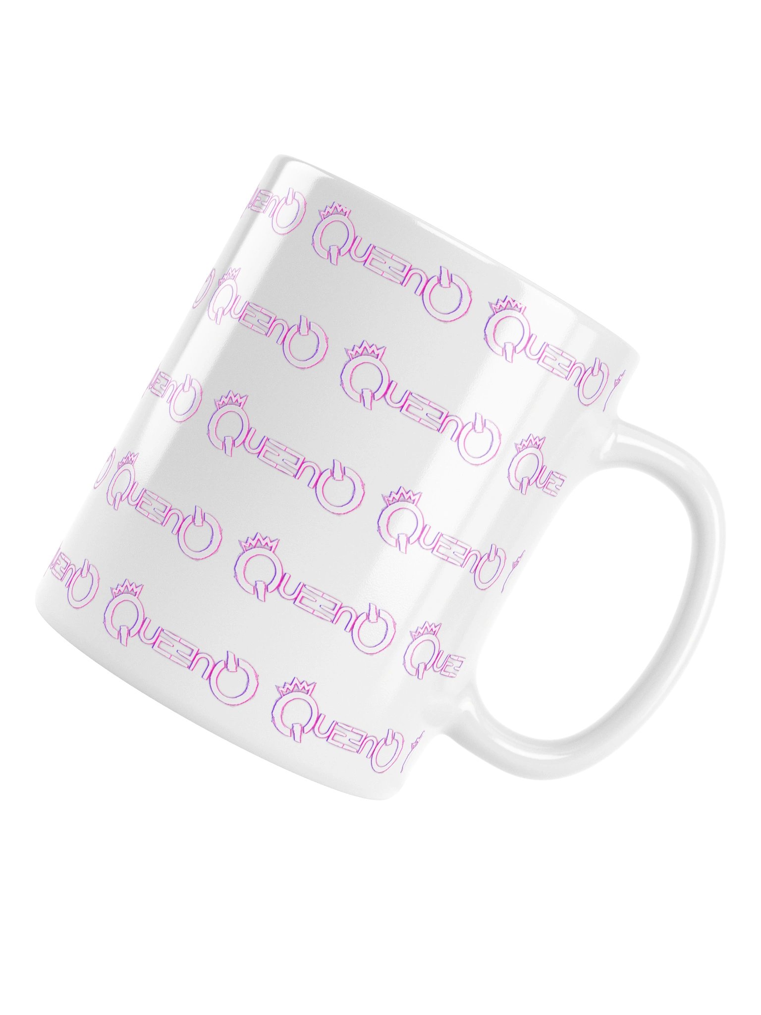 Q White Neon Pattern Mug product image (6)