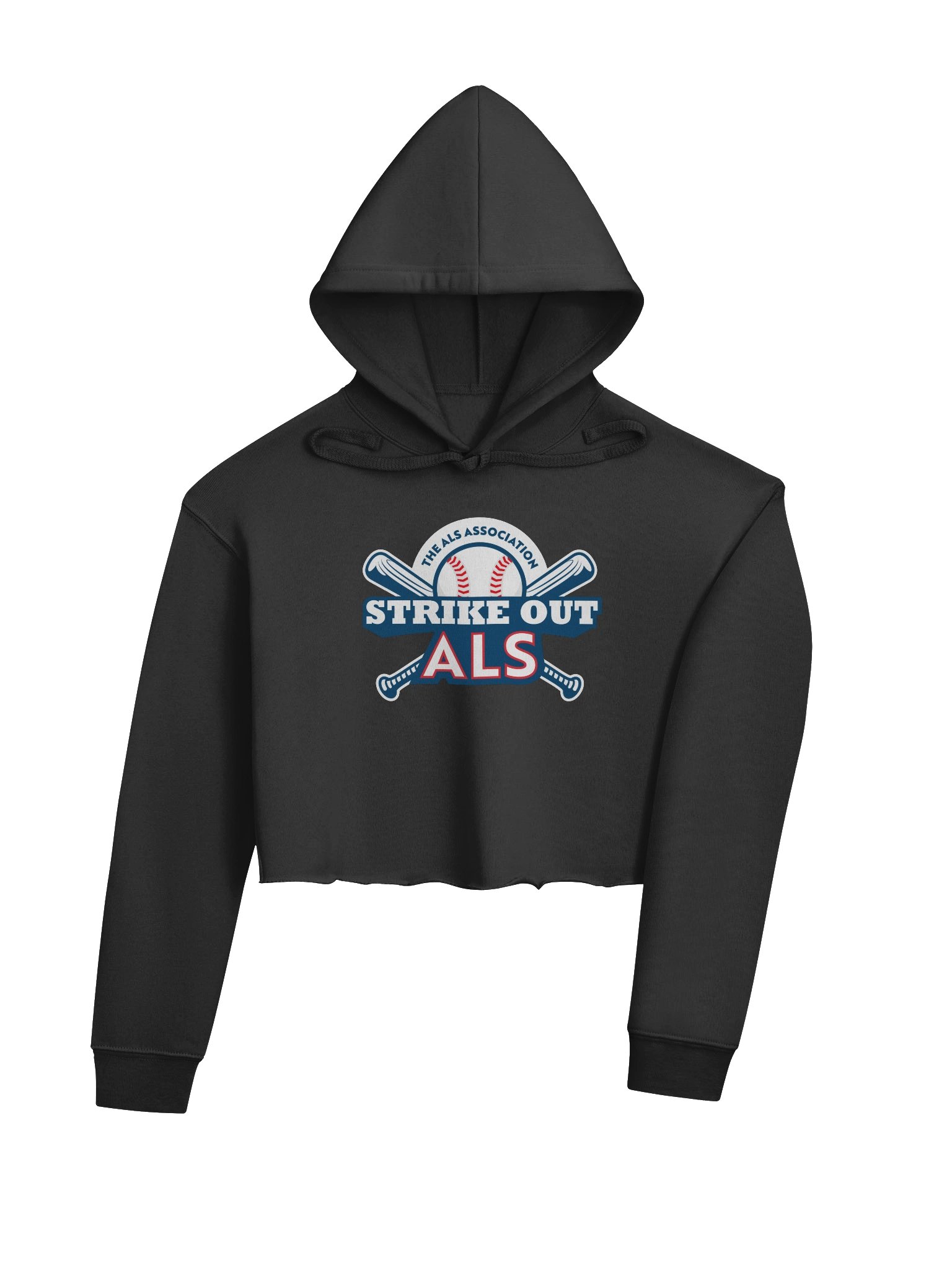 Strike Out ALS Cropped Hoodie product image (4)