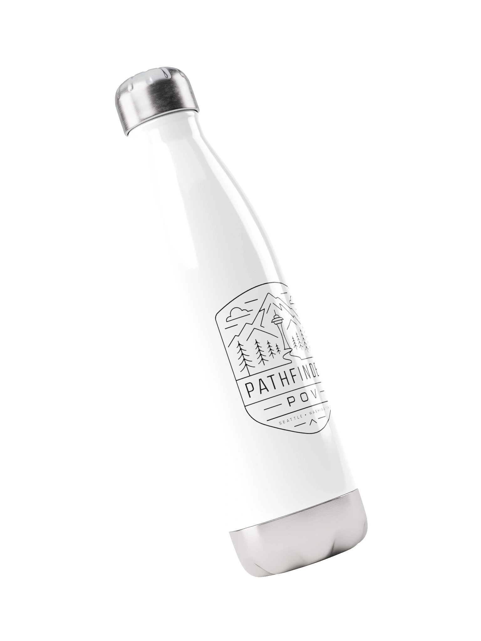 Path Lines Stainless Water Bottle product image (3)