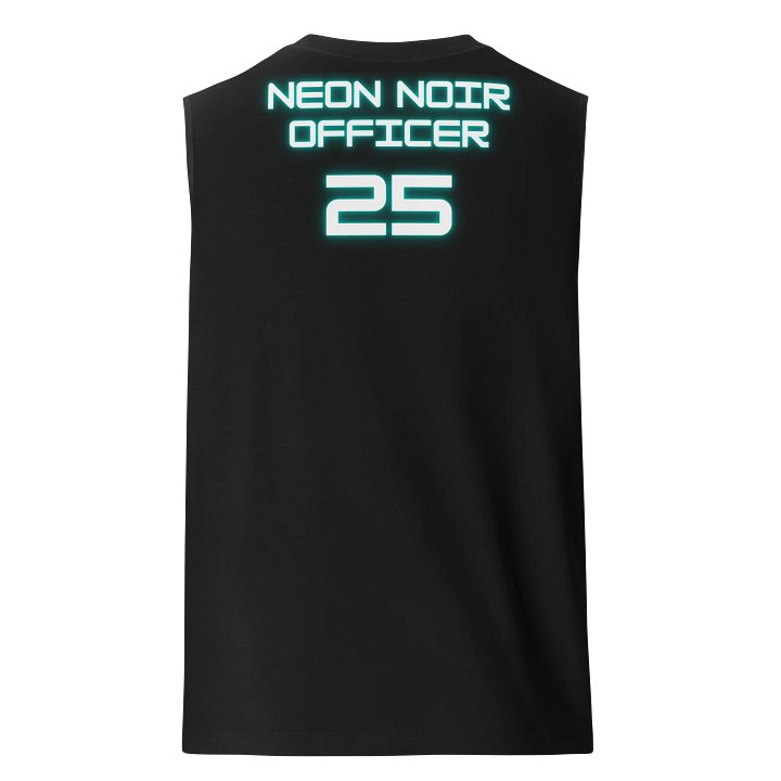 Neon Noir Officer 25 - Gym Tank (White) product image (1)