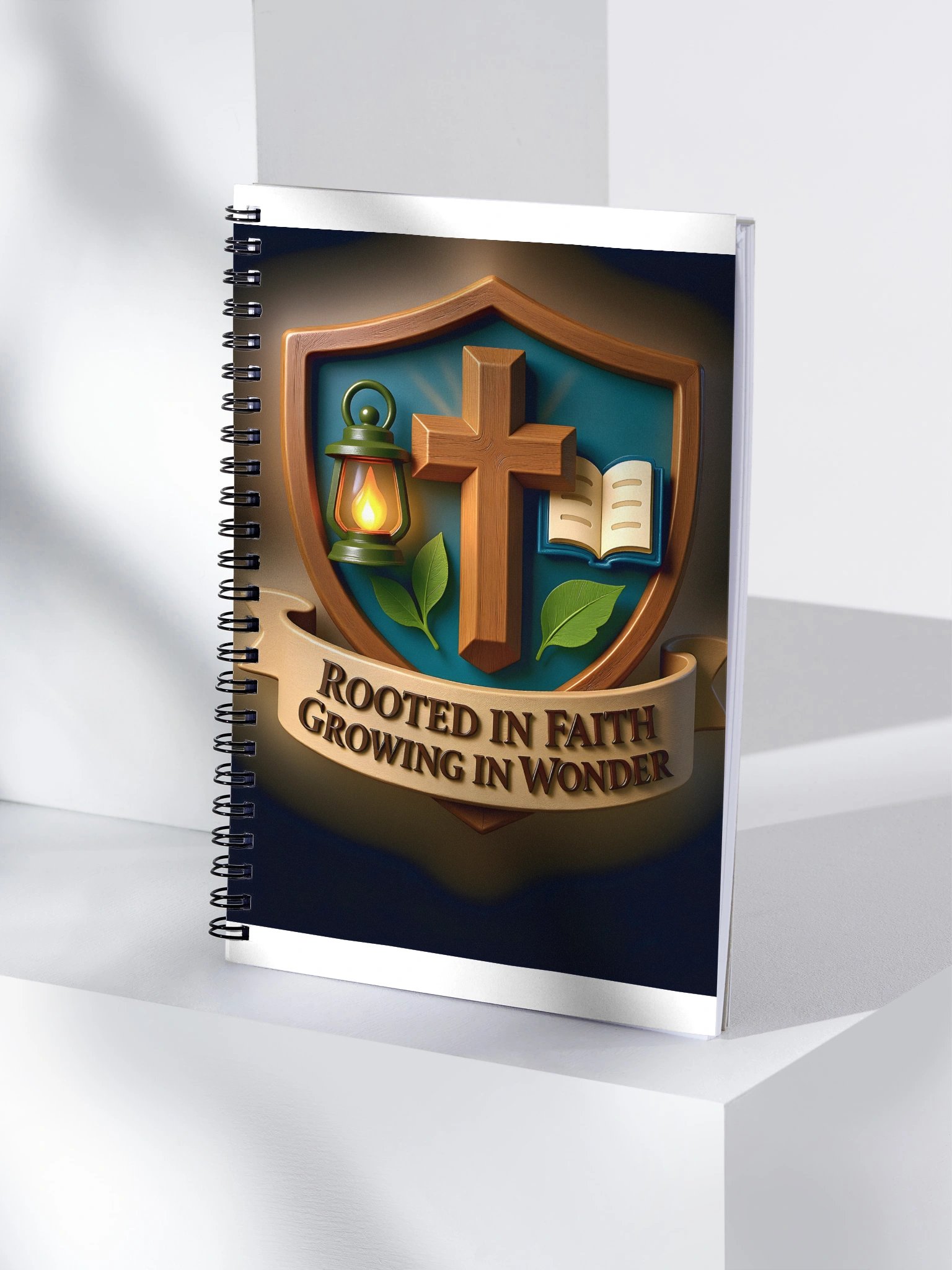 “Rooted in Faith, Growing in Wisdom — Spiral Notebook” product image (4)