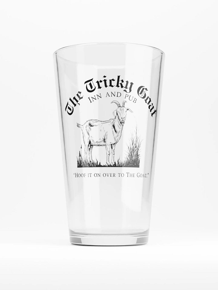 The Tricky Goat Souvenir Pint Glass product image (1)
