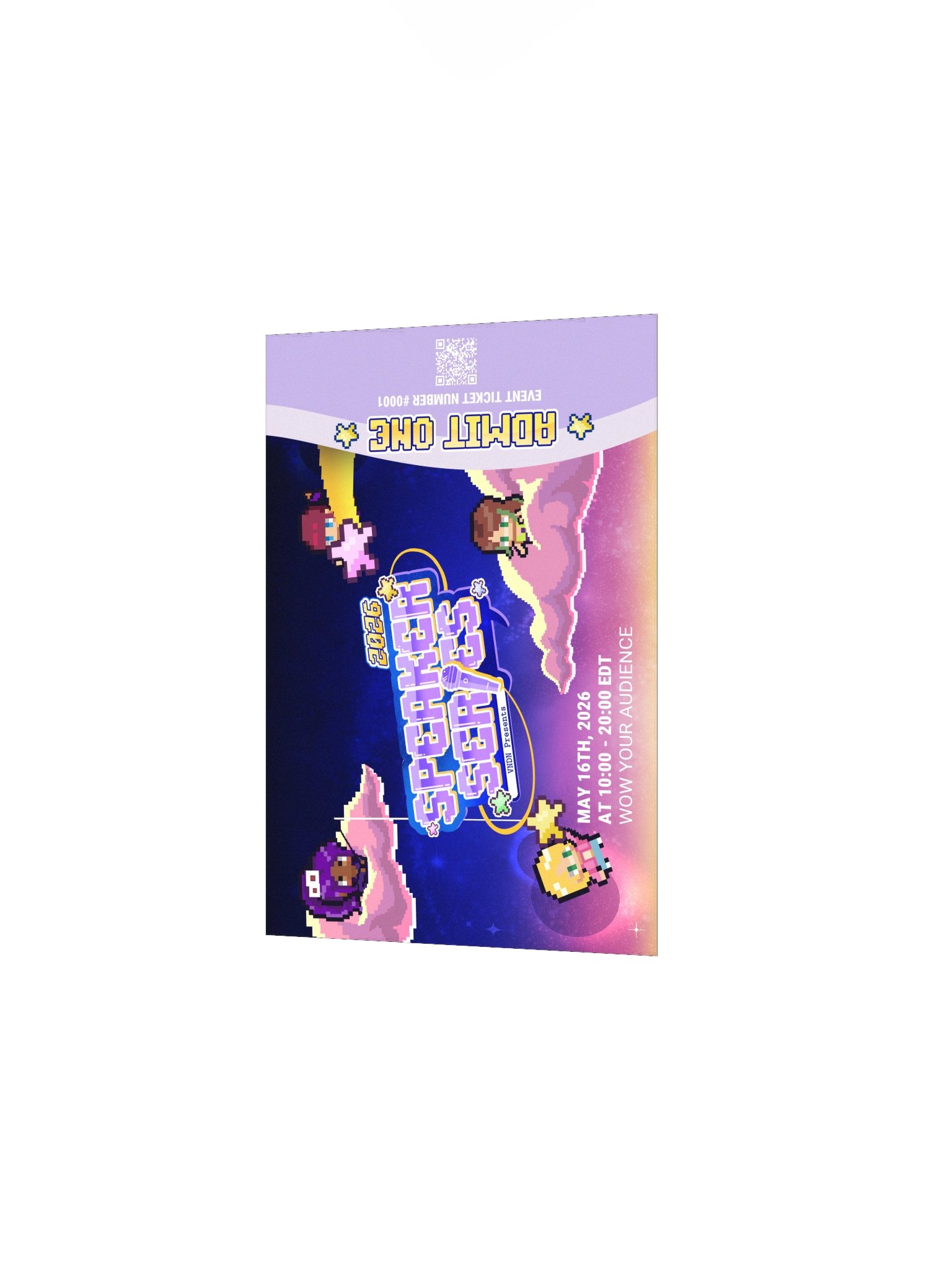 Speaker Series 2026 Commemorative Ticket Print product image (2)