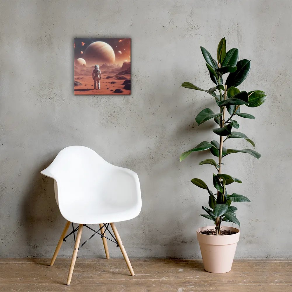 Astronaut On Alien Planet Wall Art product image (8)