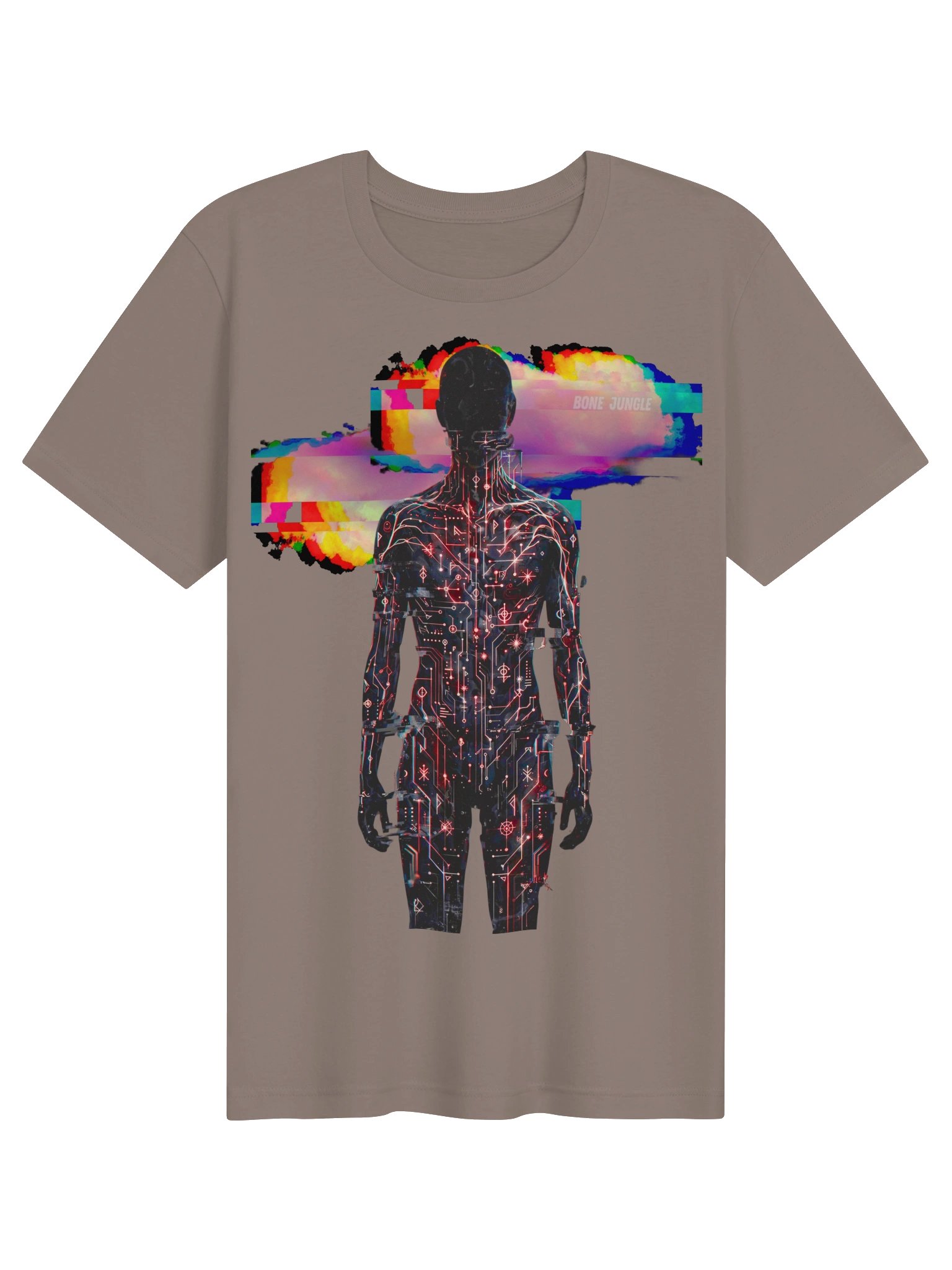 Written Flesh Cyber Glitch Silhouette Tee product image (4)