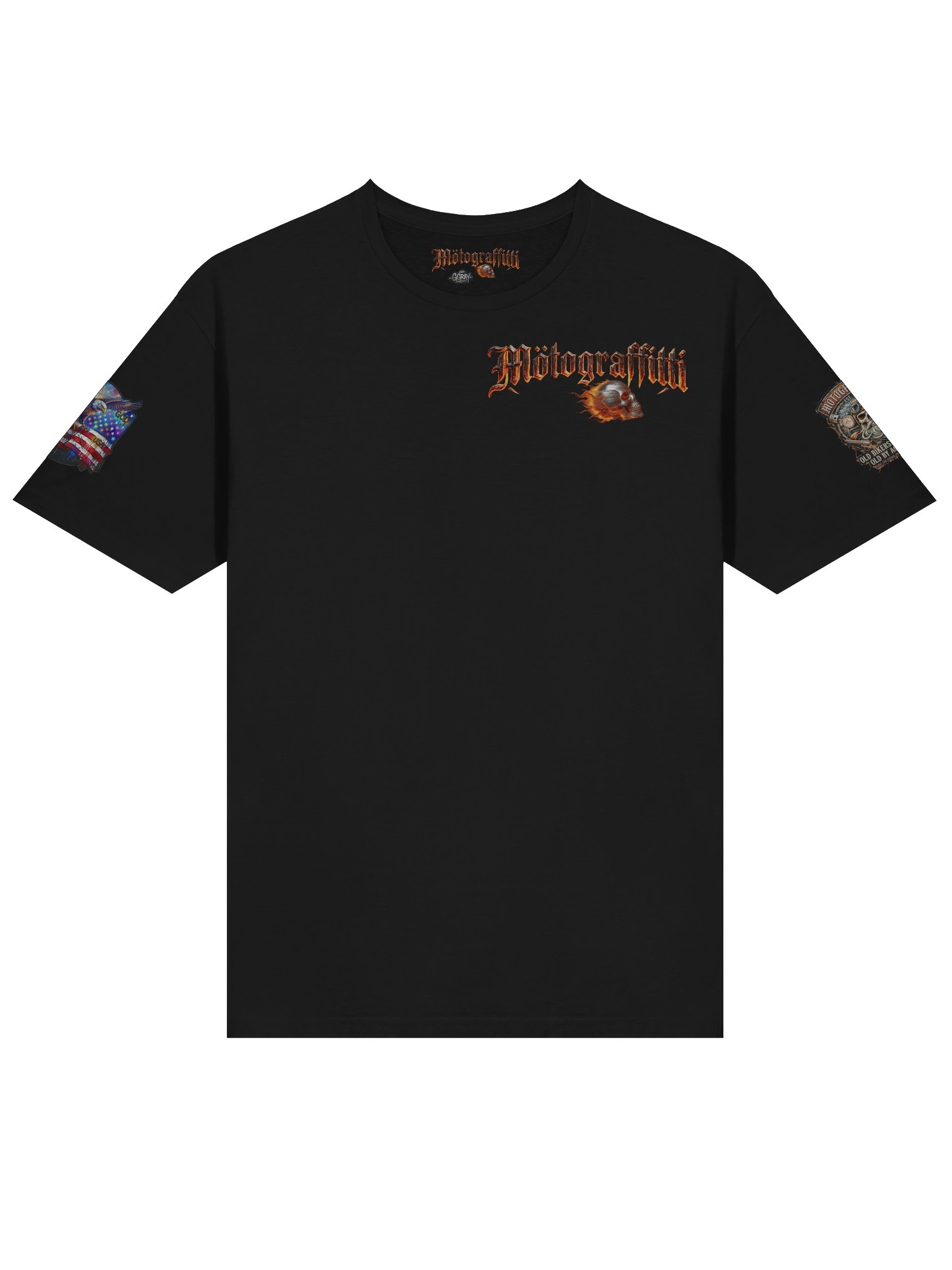 Old Men MötoGraffitti Gothic T-Shirt product image (3)