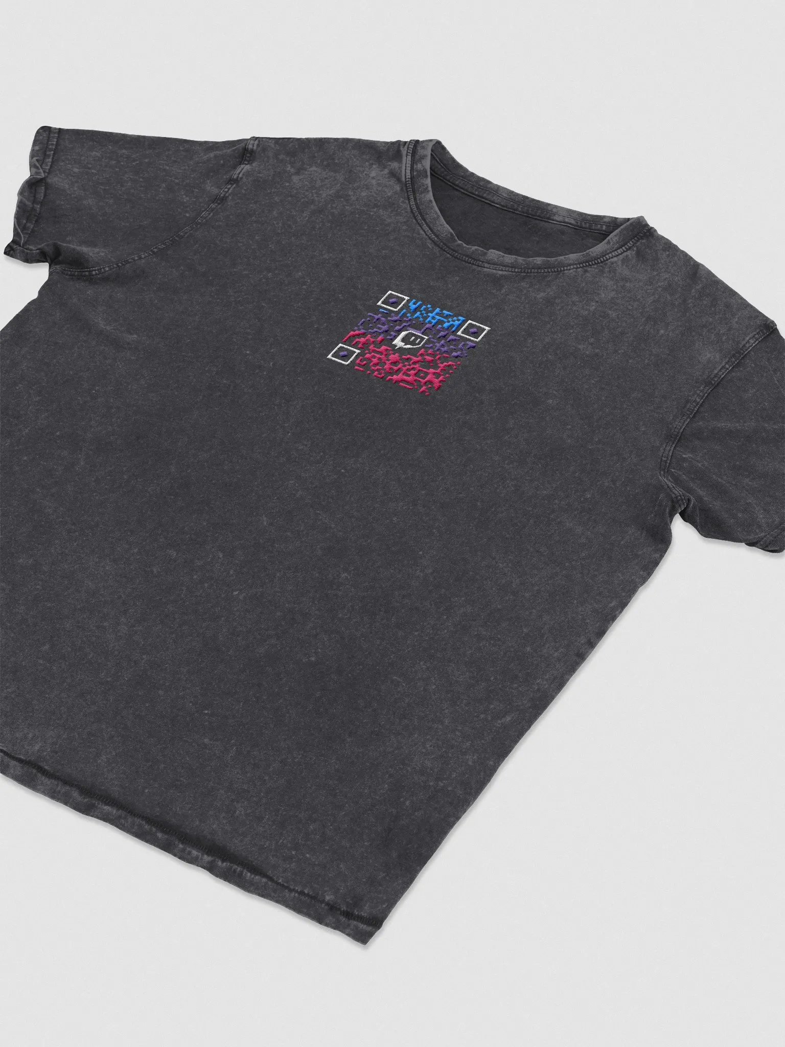 MA Twitch QR Code Embroidered Tee product image (2)