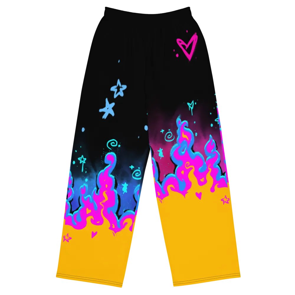 RISE Collection: Subtle Pansexual Pride Phoenix Wide Leg Pants product image (3)