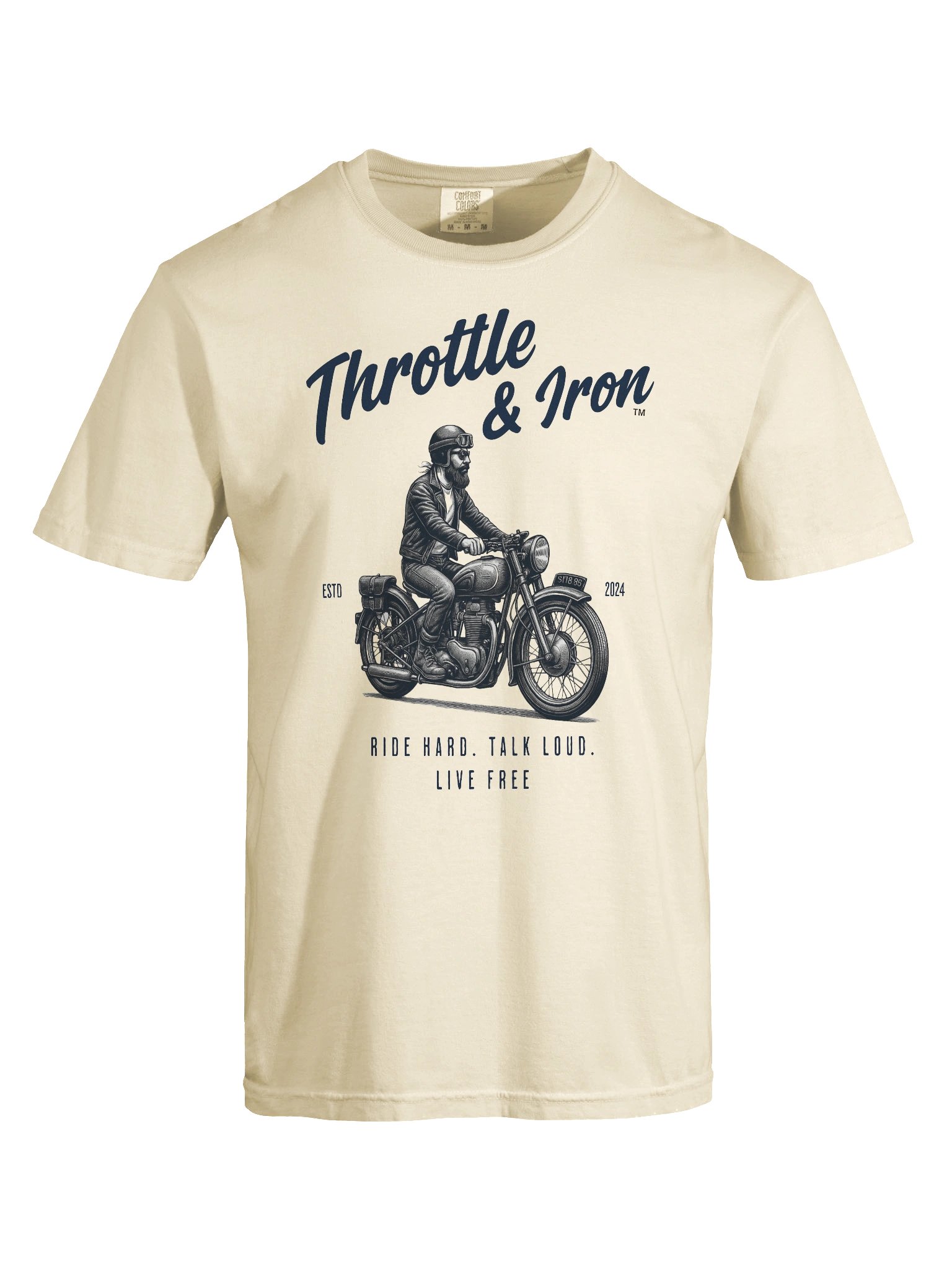 Throttle & Iron “Classic Cruiser” Tee — Men’s Retro Rider Edition product image (77)
