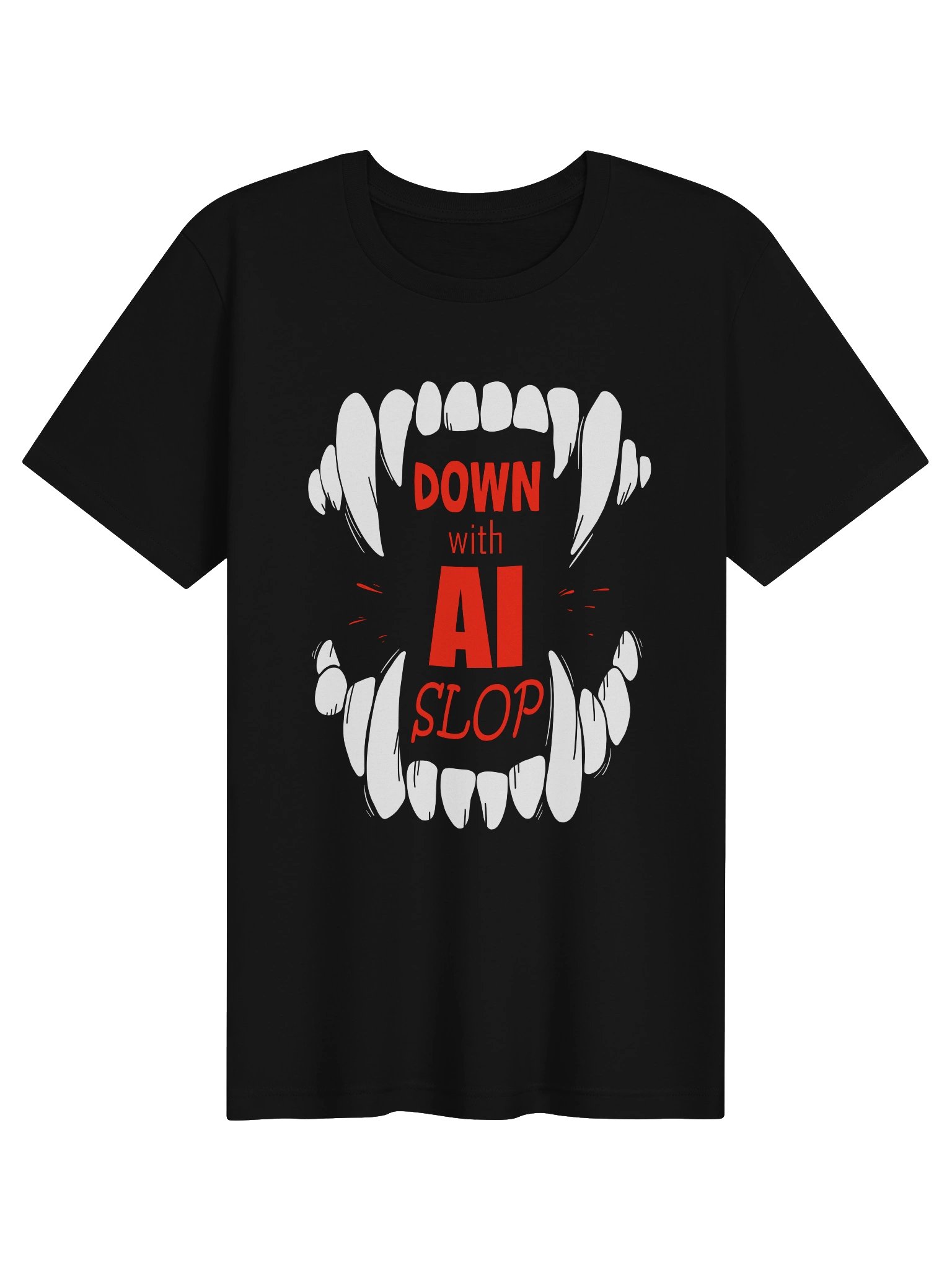 Down With AI Slop T Shirt product image (2)