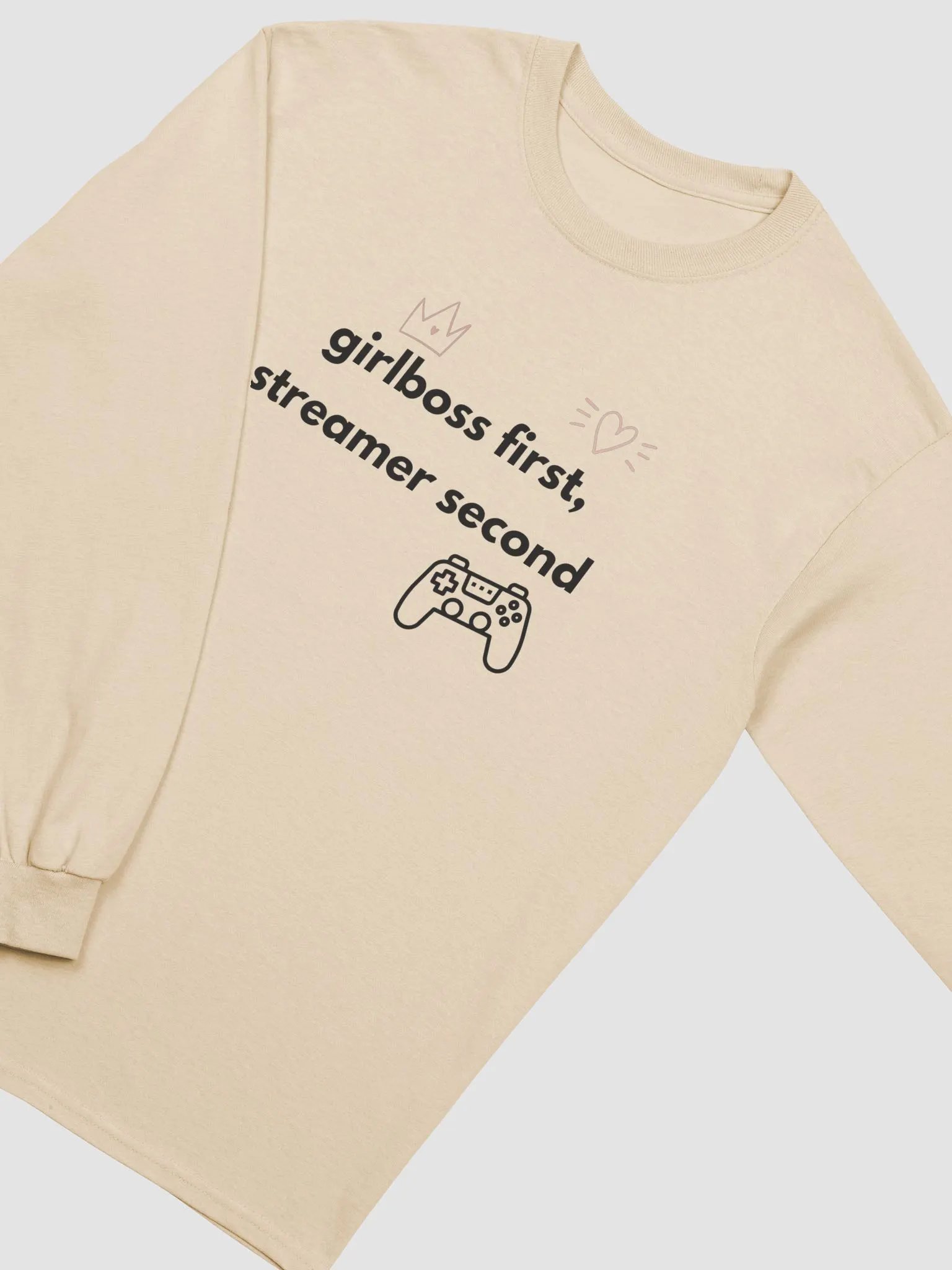Girlboss First, Streamer Second Long Sleeve Shirt product image (11)