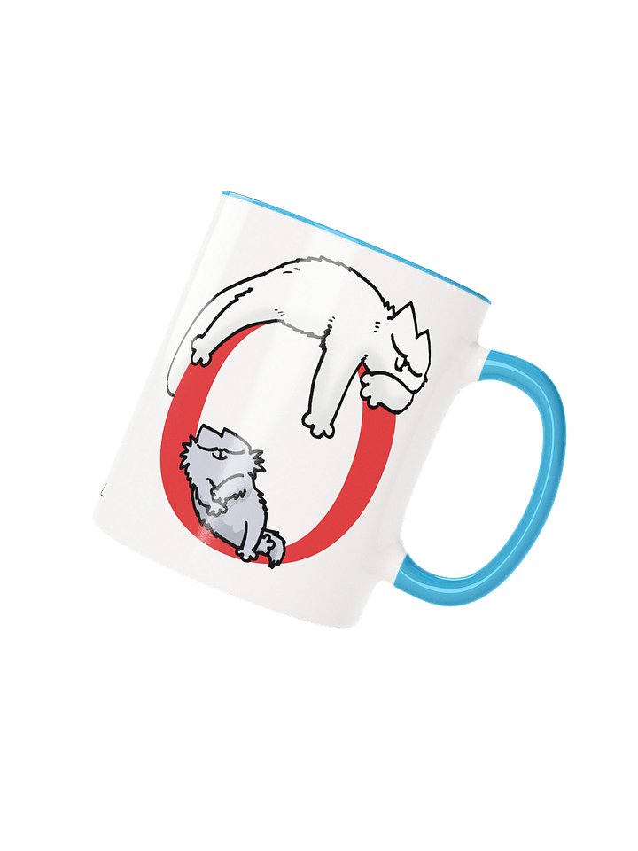 Cat Monogram Mug - O product image (1)