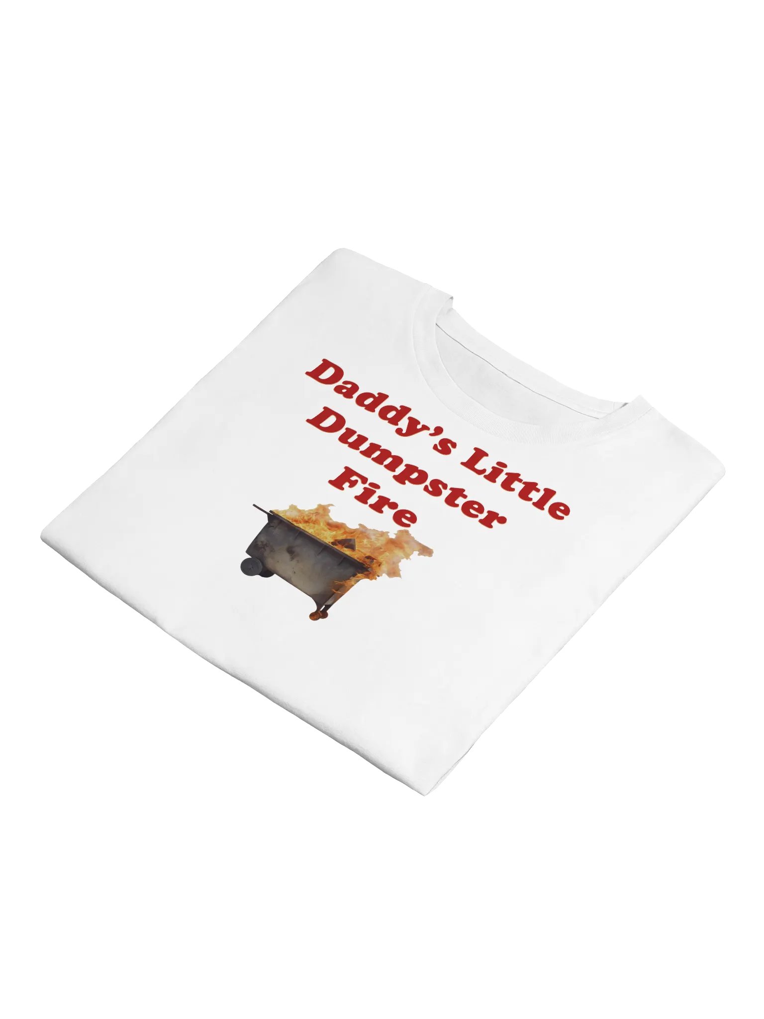 Daddy's Little Dumpster Fire Crop Top product image (7)