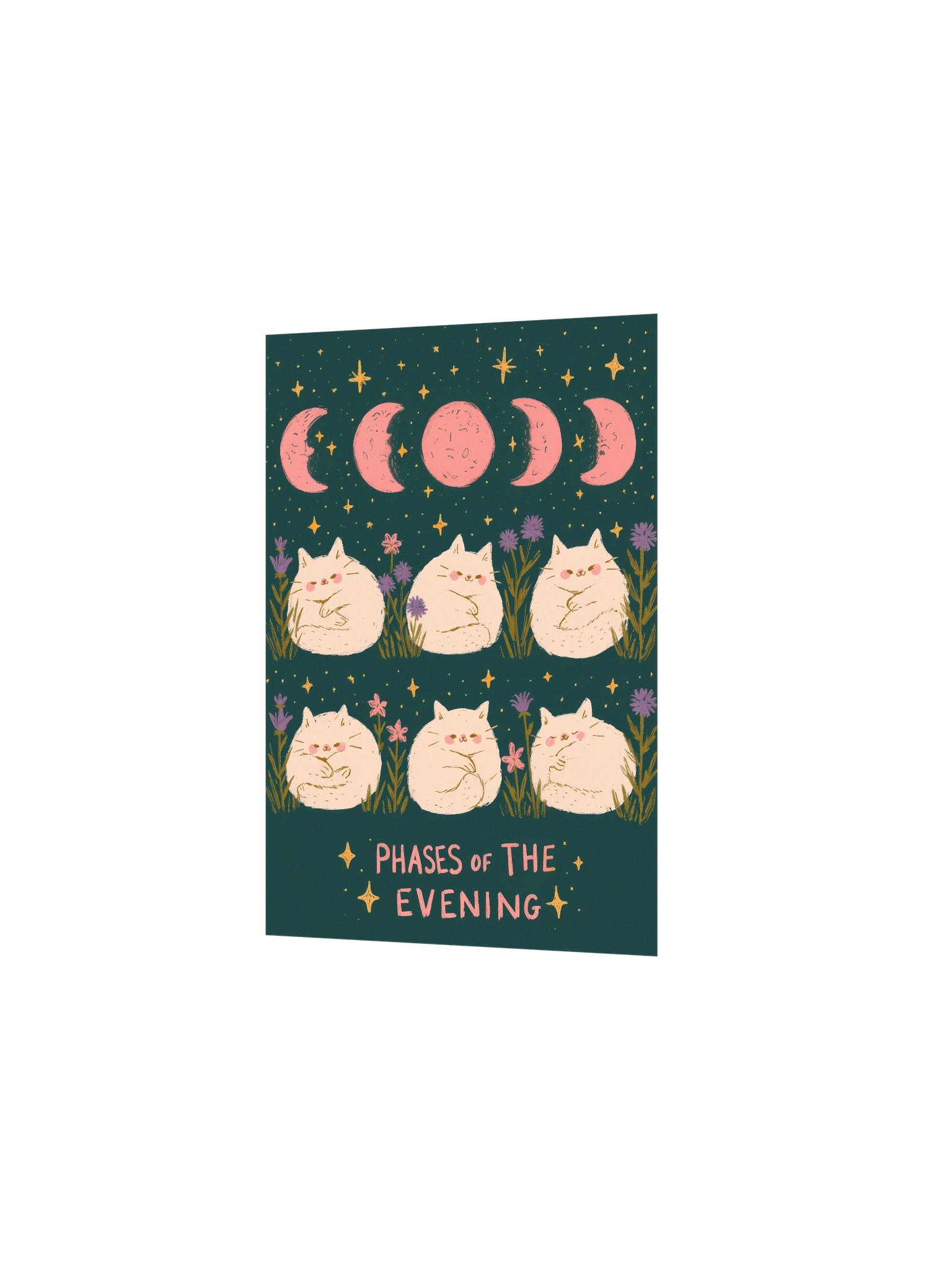 Phases of the Evening Cat Moon Poster product image (13)