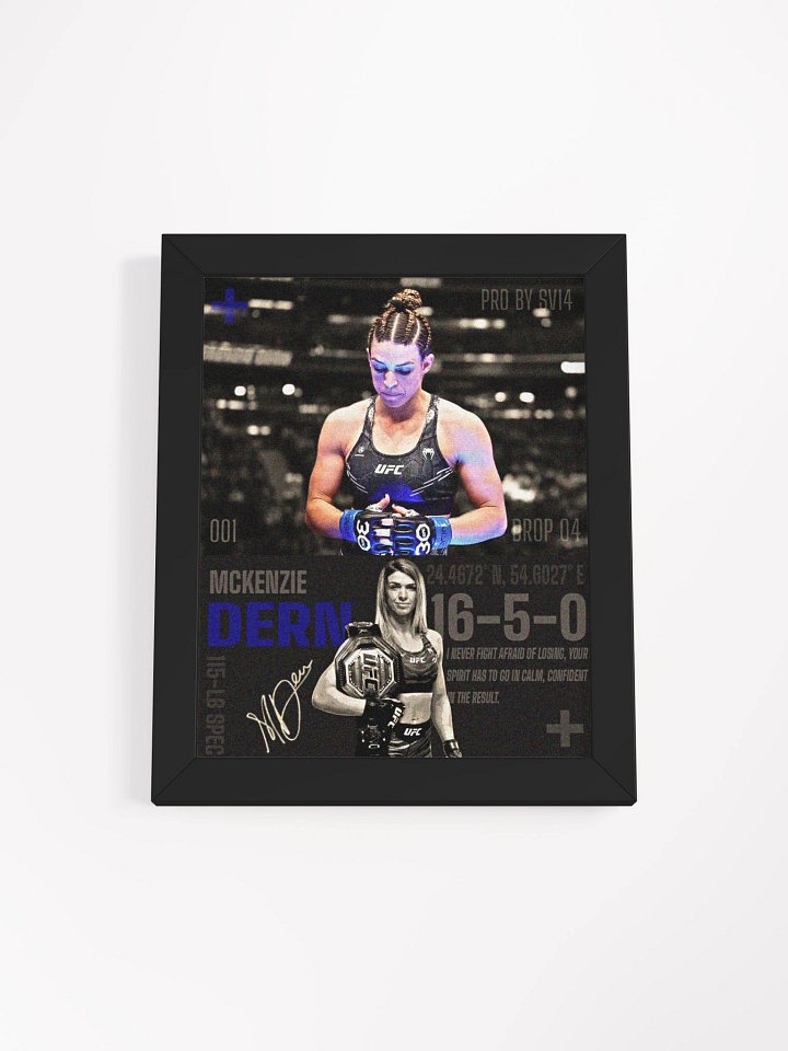 24' SIGNED MACKENZIE DERN FRAME product image (2)