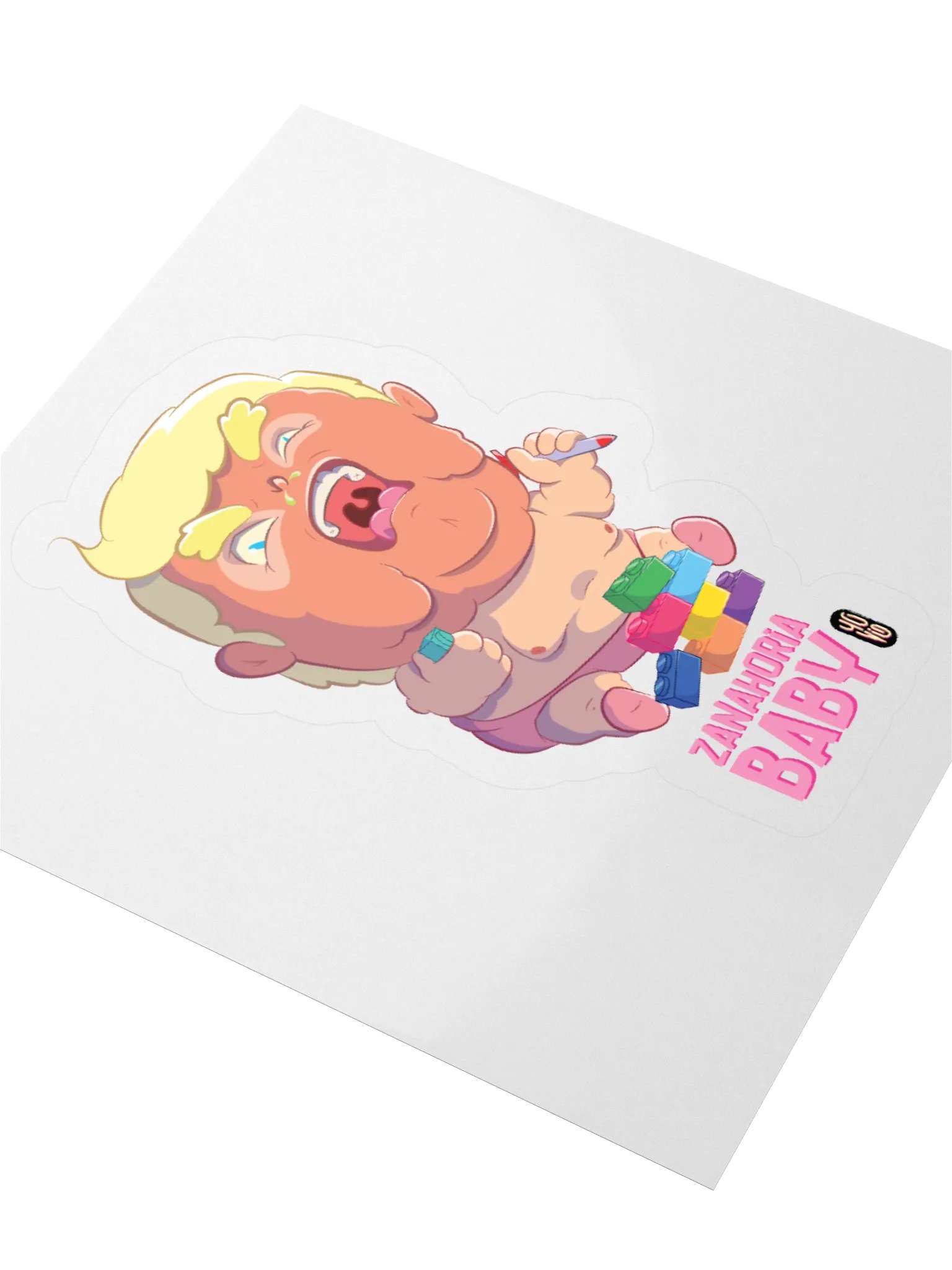Zanahoria Baby - Sticker (Kiss Cut) product image (3)