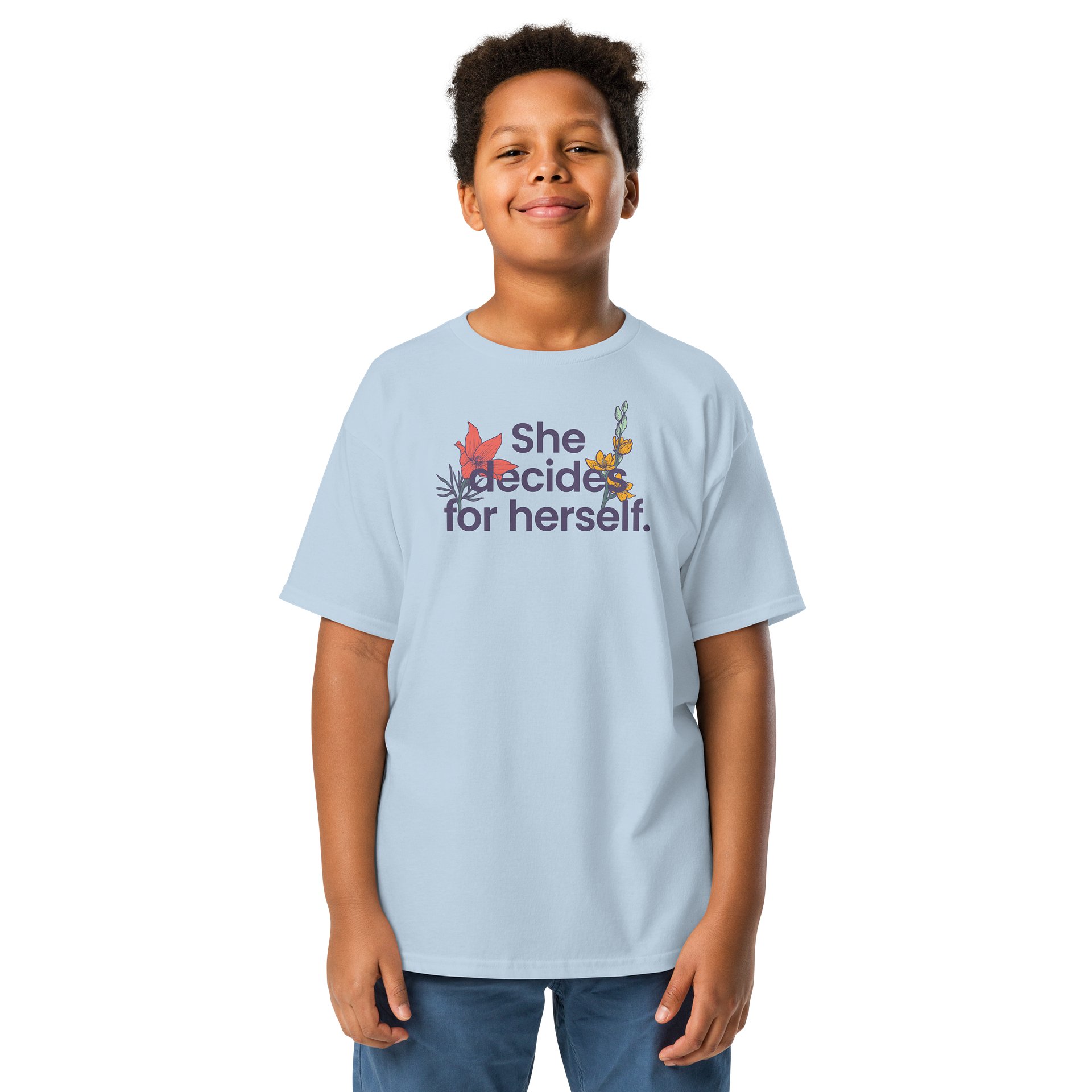 She Decides Youth T-Shirt product image (9)