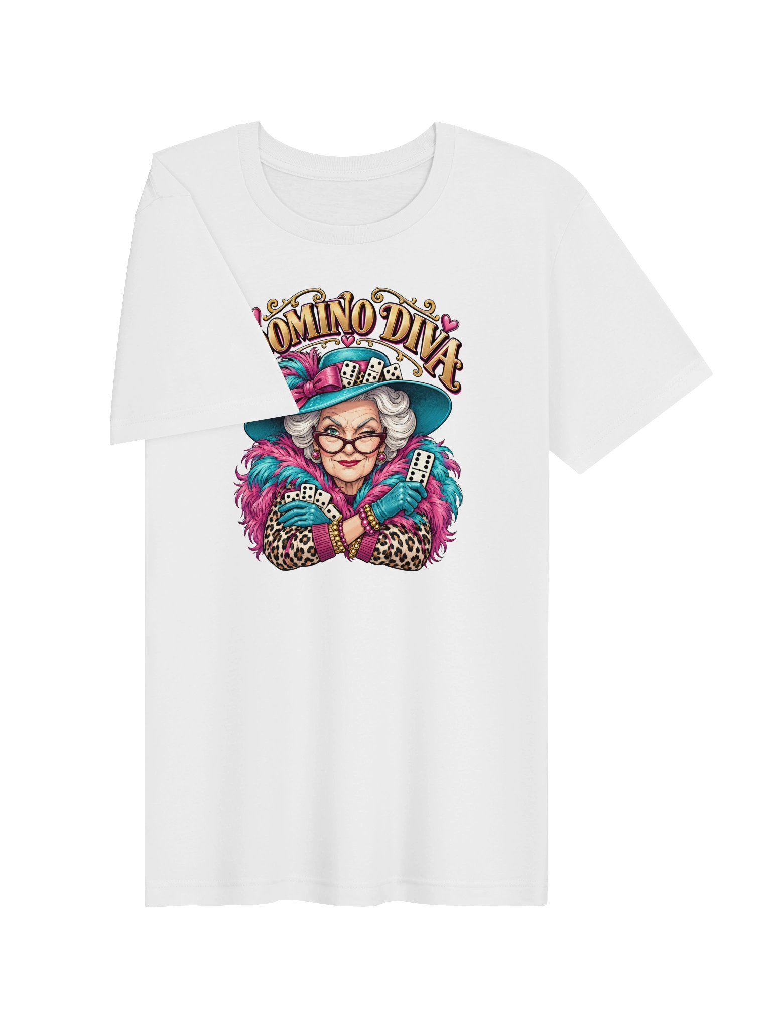 Domino Diva T-Shirt | Fun Domino Player & Game Night Tee product image (3)