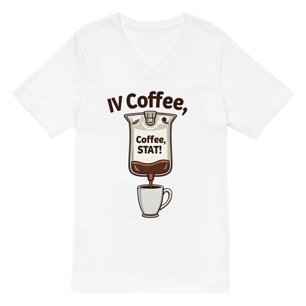 IV Coffee - Humorous Medical-themed T-shirt product image (2)