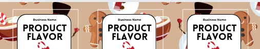 Warm Wishes Label Template Bundle product image (4)