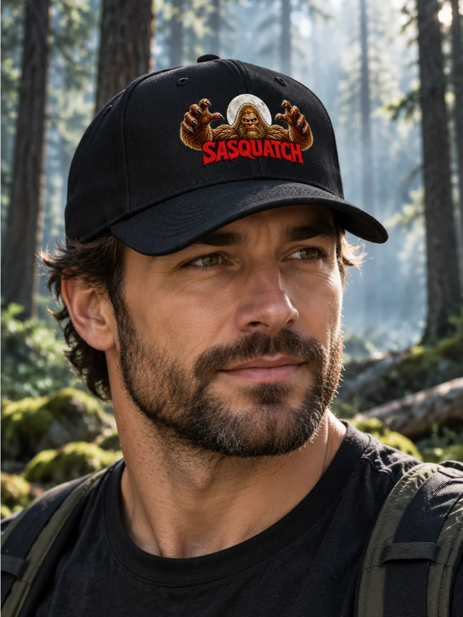 Sasquatch Cap — Forest Legend - Black product image (2)