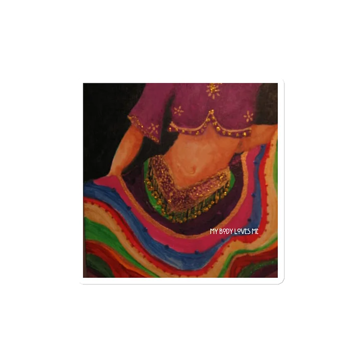 My Body Loves Me- Belly Dancer Magnet product image (2)