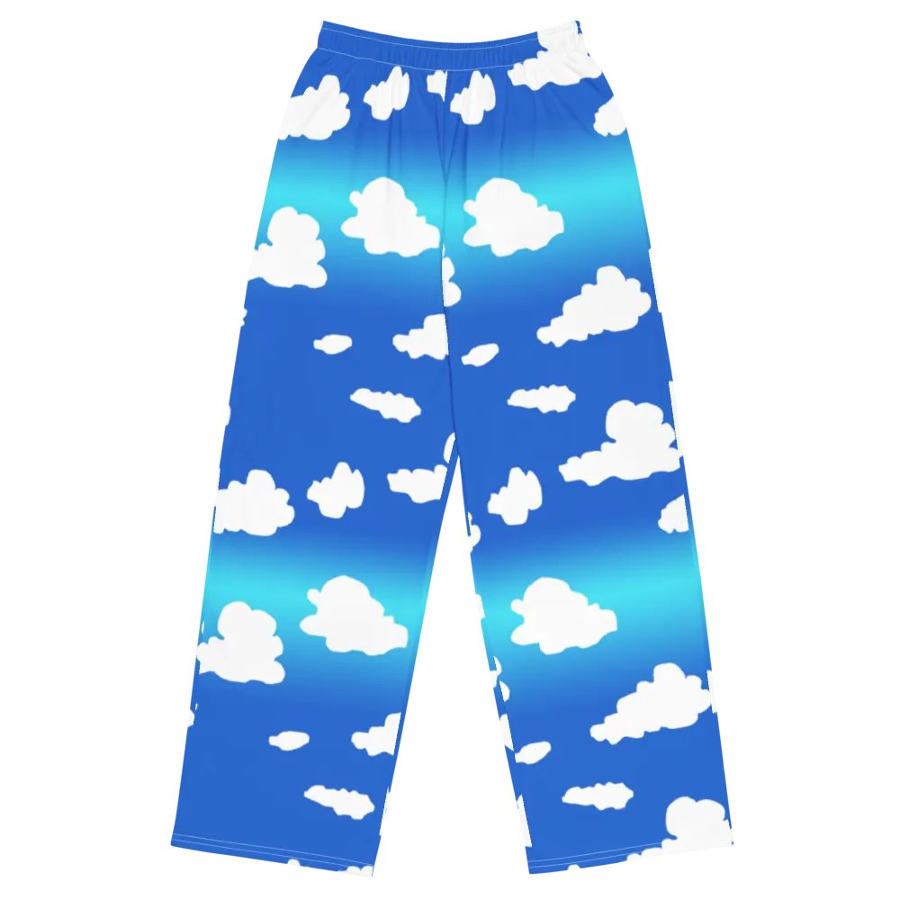 Clouds Pattern Wideleg Pants product image (2)