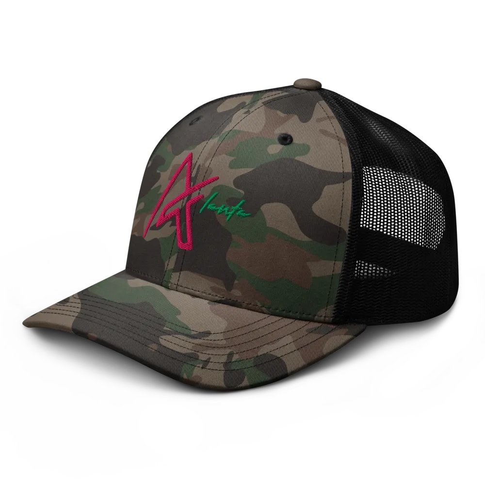 Atlanta Camouflage Trucker Hat product image (6)