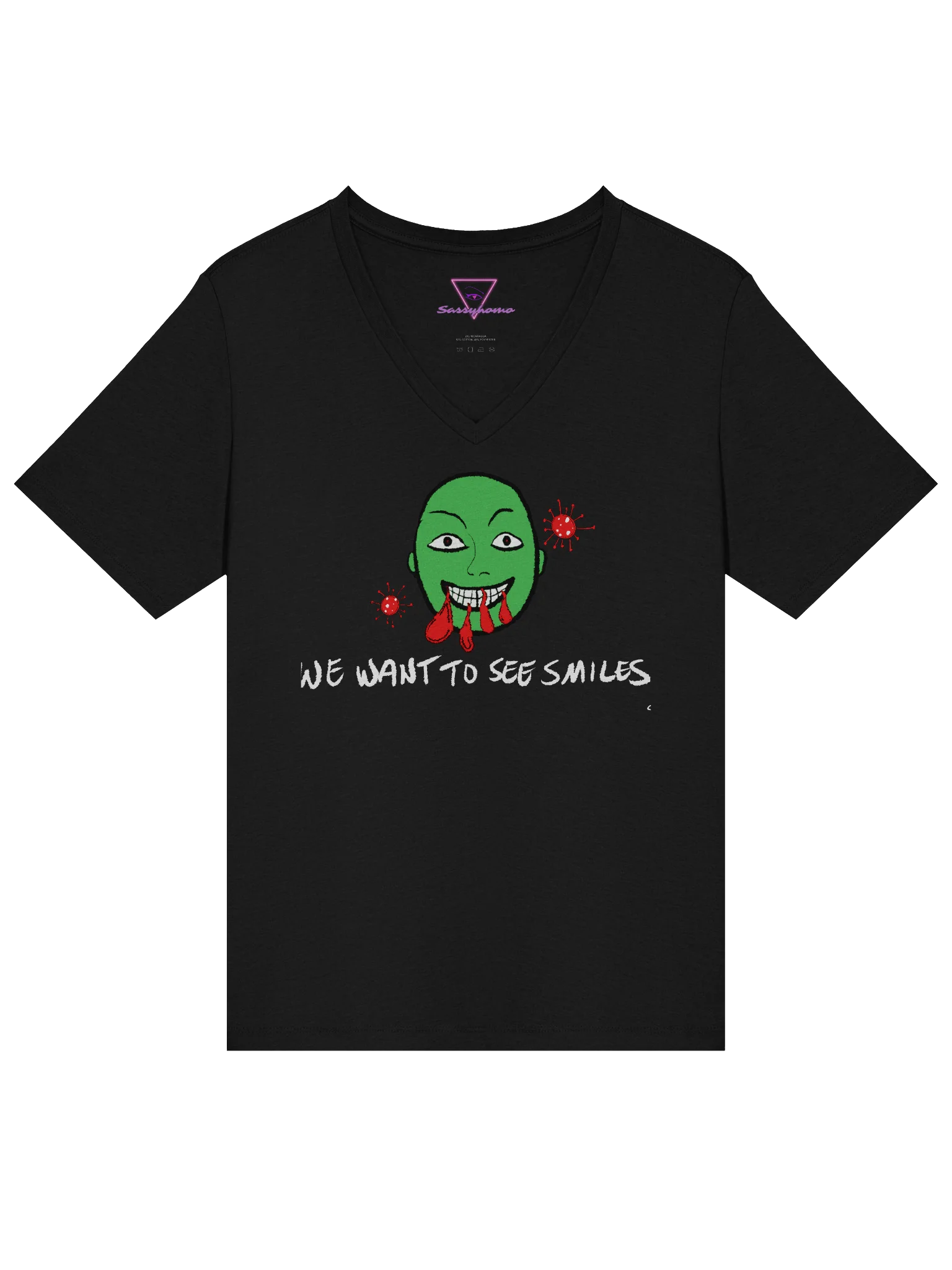 The Real Grinch V-neck tee product image (12)