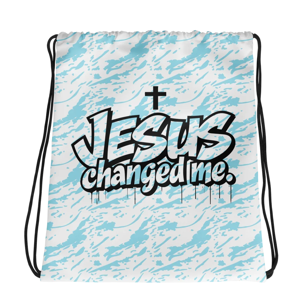 Jesus Changed Me Drawstring Bag product image (2)