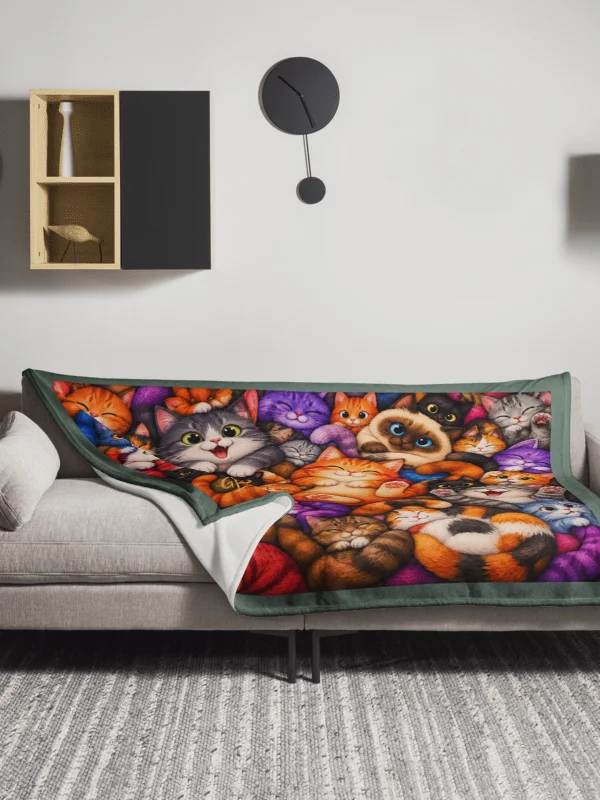 Plaid Faune - Chats en Folie product image (1)