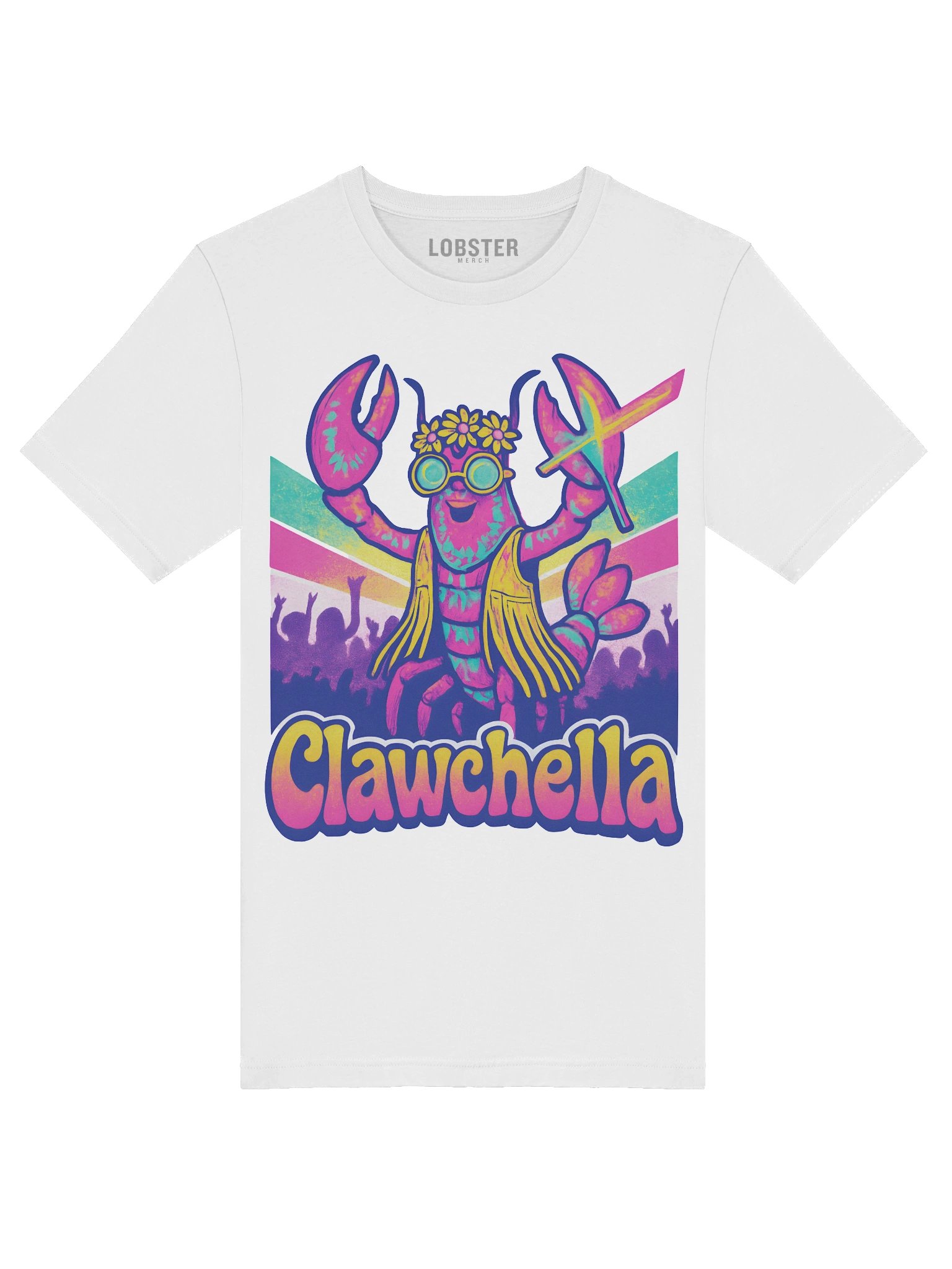 Clawchella Festival T-Shirt | Funny Lobster Music Festival Tee product image (6)