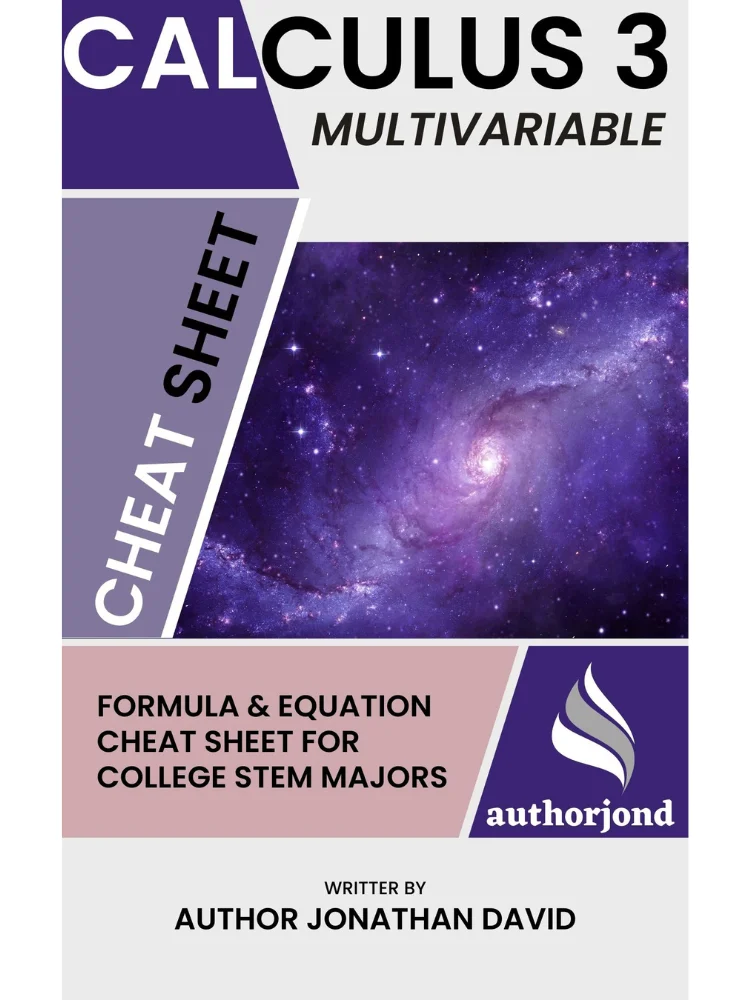 The Ultimate Cheat Sheet for STEM Majors | Calculus 3 product image (1)