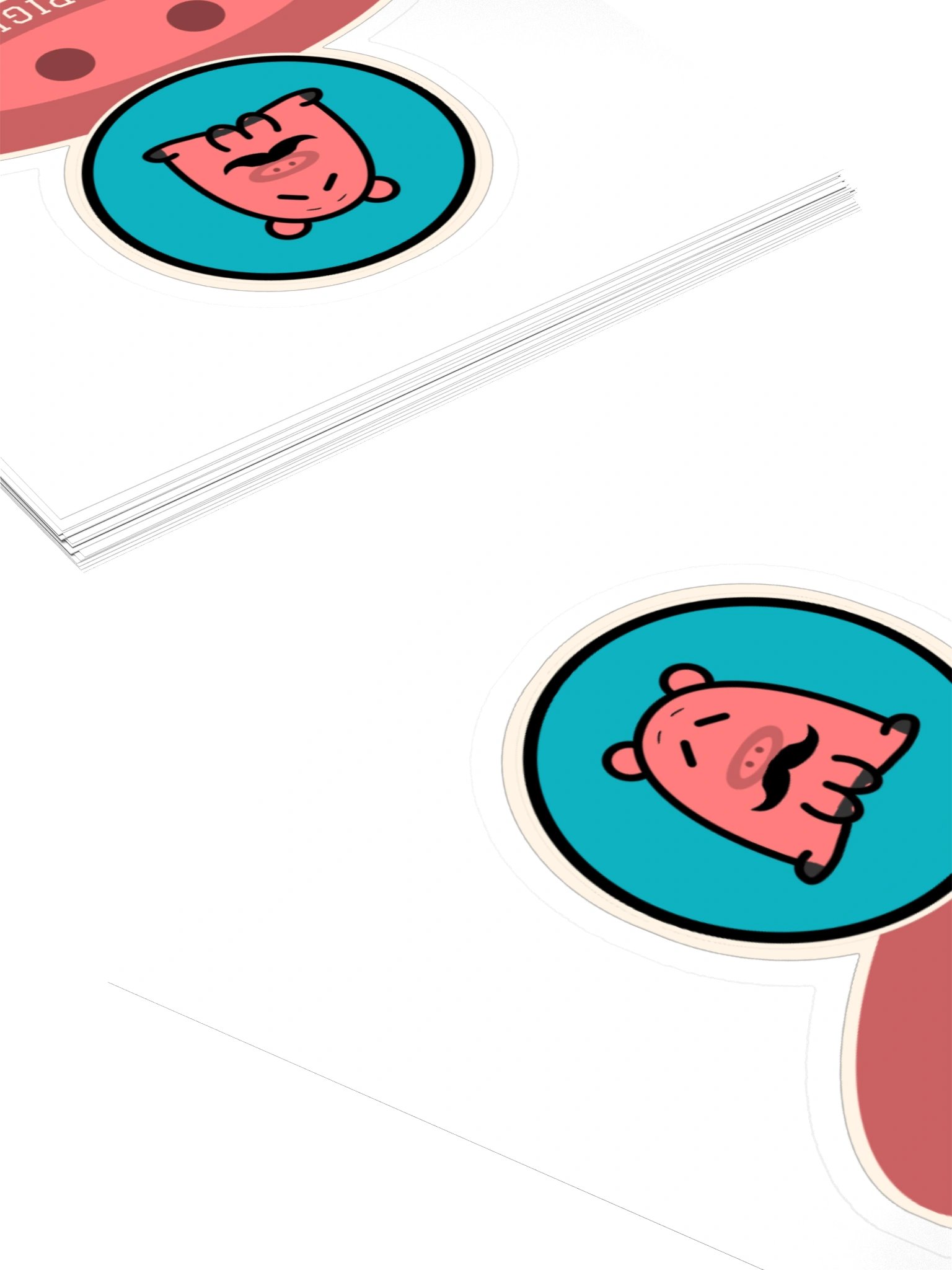Fancy Piglet Snout Sticker product image (11)