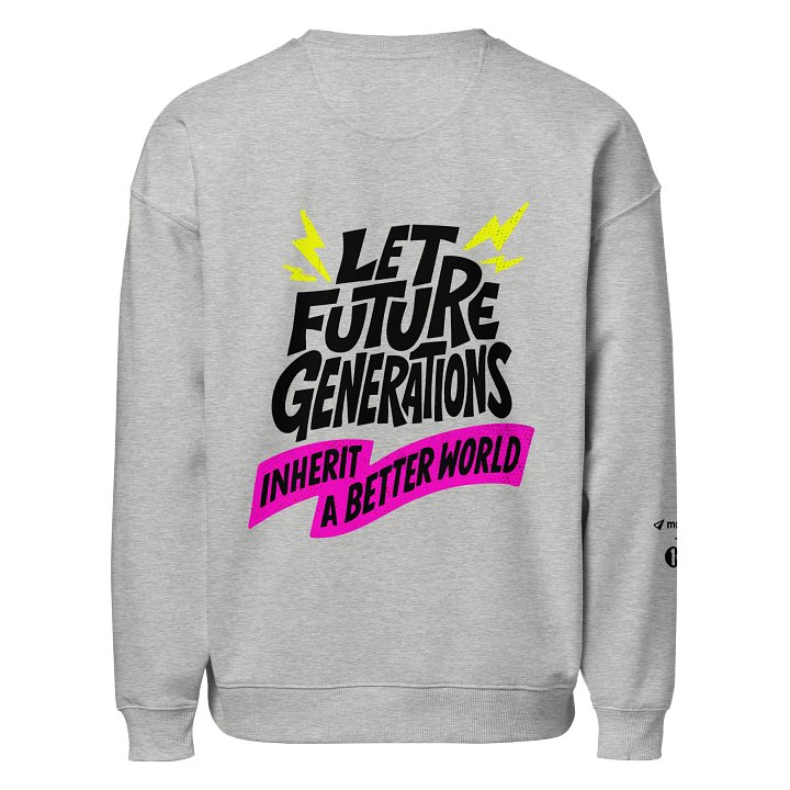 GOTS Certified (Global Organic Textile Standard) Crewneck: Light Mode product image (2)