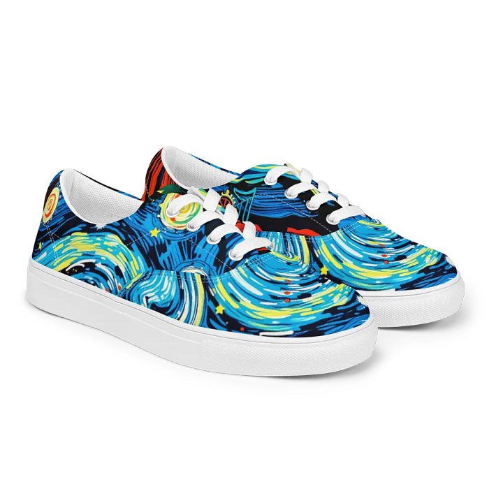 Starry Night Sky Men's Canvas Shoes product image (2)