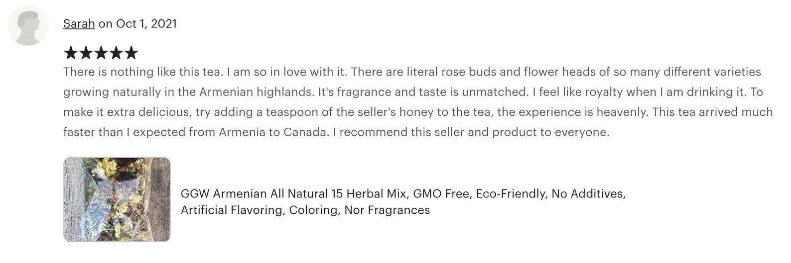 Armenian 14 Floral Tea Mix 30g product image (2)