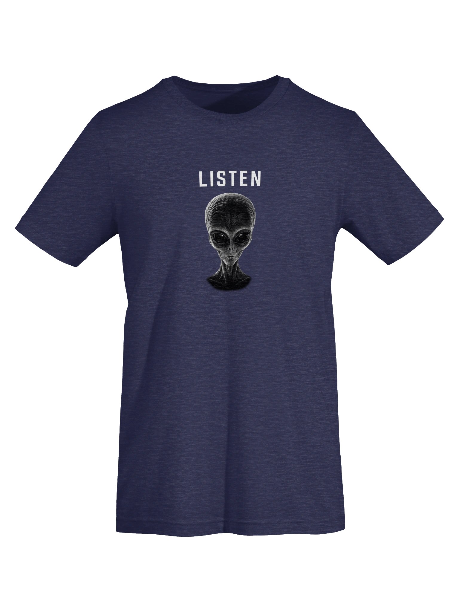 LISTEN Alien Face Unisex Supersoft Tee product image (5)