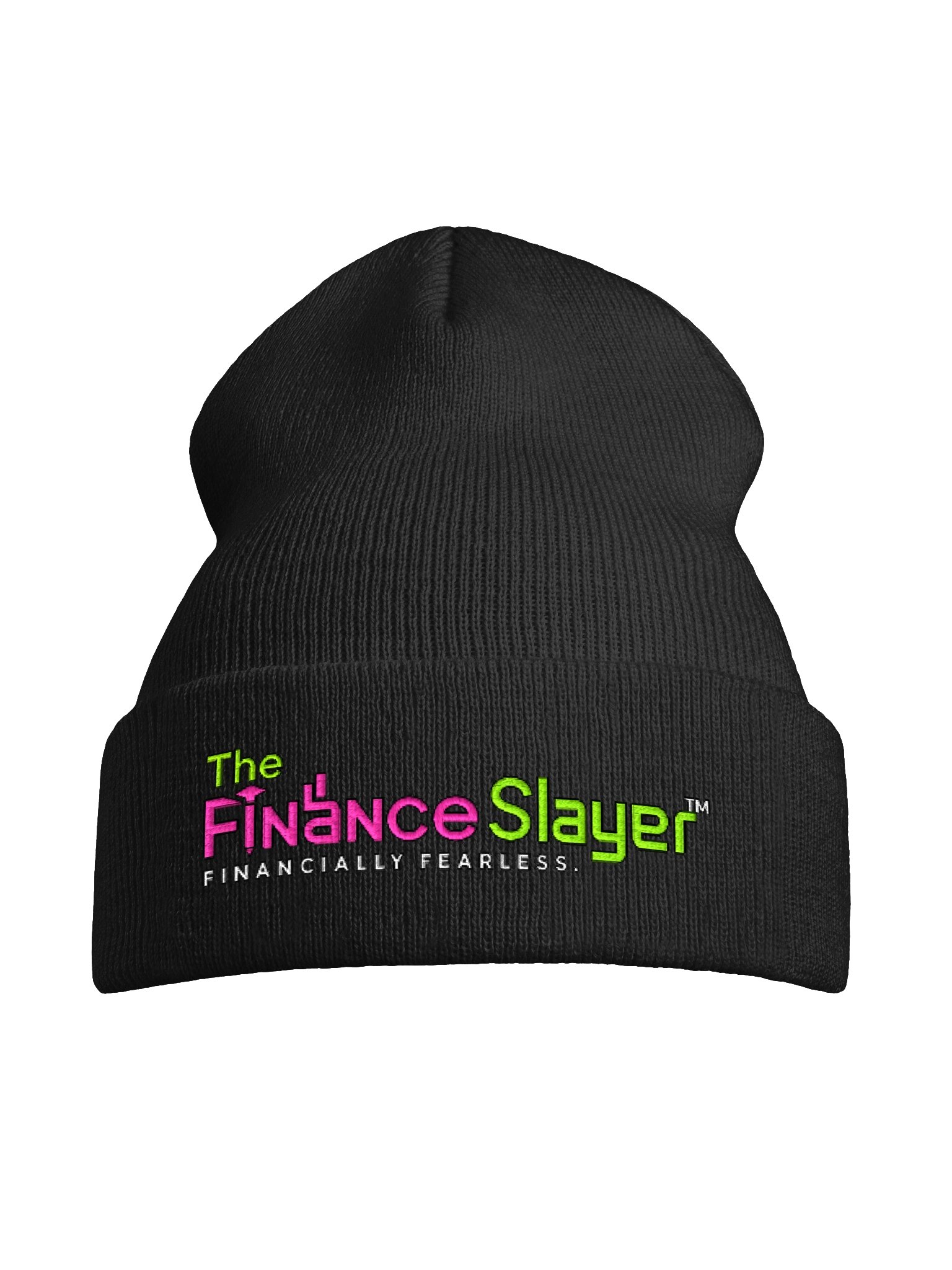The Finance Slayer™ Cuffed Beanie | Yupoong Premium Knit Beanie | Financially Fearless Winter Hat product image (25)