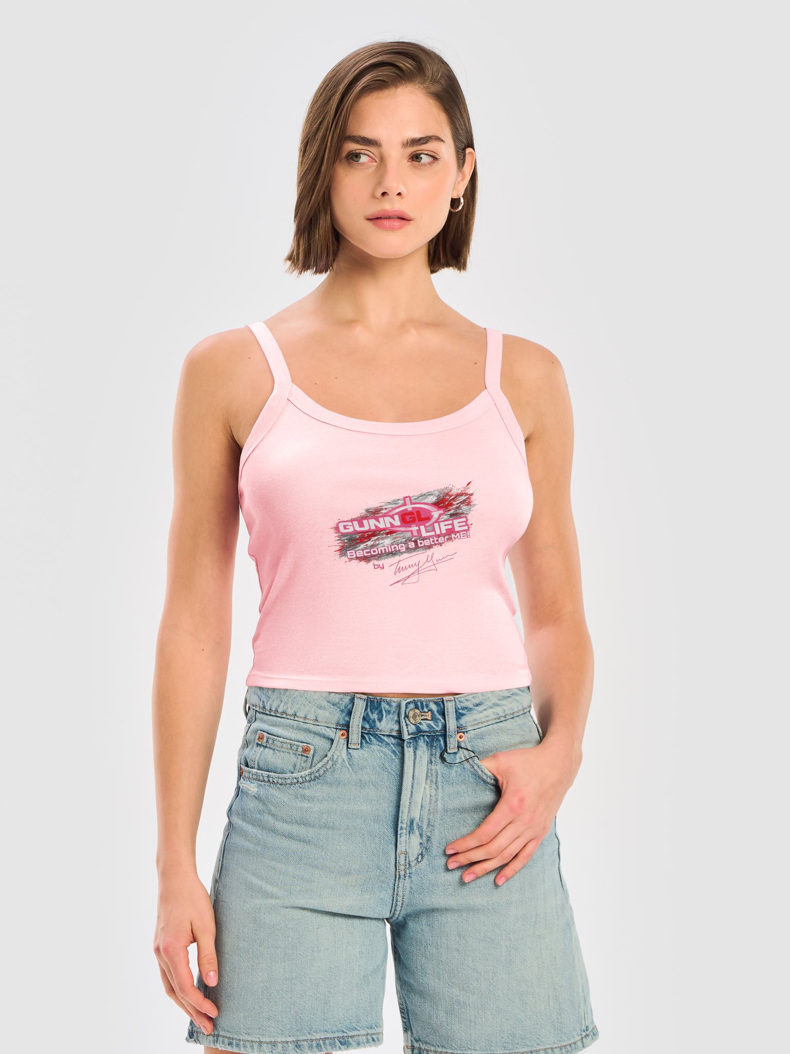 GunnLife Pink Women’s Tank Top by Tommy Gunn® product image (1)
